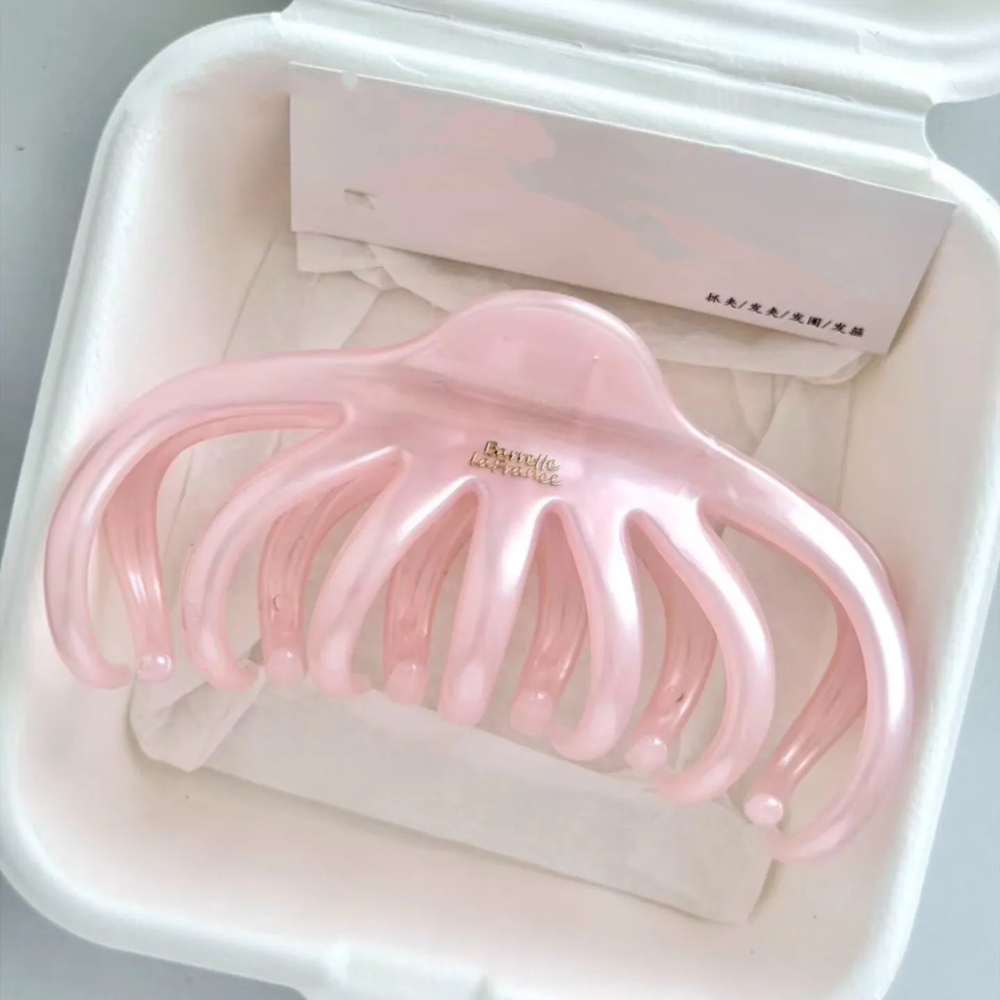 Korea Large Colorful Jelly Pumpkin Hair Claws Clip  Women Elegant Big Hair Back Of Head Coiled Shark  Ponytail Clip Accessories