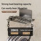 1pc Black Carbon Steel Soap Box Non Perforated Wall Mounted Bathroom Soap Box Bathroom Soap Holder Soap Storage Rack 2025