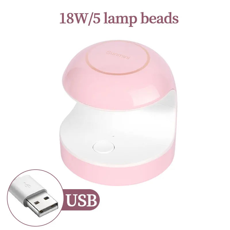 LULAA 54W USB Cabin UV LED Nail Gel Led Lamp for Nails Accessories Professional Material Nail Drying Lamp for All Manicure