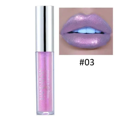 Liquid Crystal Glow Lip Gloss Laser Holographic Lip Tattoo Lipstick Pigment Glitter Lipgloss Lip Plumper Gloss Makeup