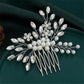 Wedding Comb Head Jewelry Bride Hair Clips Headpiece Crystal Women Tiaras Bridal Hair Accessories Women Hair Ornaments SL