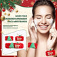 14PCS- Christmas makeup brush set, the bristles smudge naturally and delicately, and the powder puff is both dry and wet.