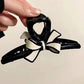 1PC/2PCS Elegant Bowknot Acetate Hair Clip, Light Luxury High-End Sense, Stylish Shark Clip for the Back of the Head