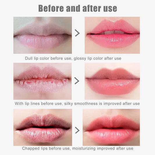 EELHOE Collagen Cherry Lip Mask Nourishing Repair Lips Plumper Lighten Lines Firming Moisturizing Anti-dryness Labial Gel Patch
