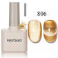 MAYCHAO 10ml Cat Magnetic Gel Nail Polish Cat Eye Glitter Effect Semi Permanent Soak Off UV Gel Varnish Manicure For Nail Art