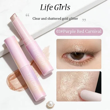 Jelly Eye Shadow Stick Water Shining Color Daily Non Flying Powder Novice Waterproof Lasting Makeup Free Liquid Eye Shadow
