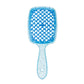 1PCS Colorful Wide Teeth Air Cushion Comb Bakhogold Anti-static Hair Brush with Hollow Design for Scalp Massage
