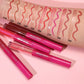 2 in 1 Matte Lip Liner Mirror Lip Gloss Waterproof Plumping Stain Hydrating Shiny Transparent Lip Oil Jelly Lips Contour Makeup