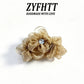 1/3pcs ZYFHTT Rhinestone Mesh Flower Hair Clip Claw for Woman Elegant Shark Clip Fashion Girl Hair Clamp Hair Accessories