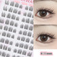 No Glue Needed Idol False Eyelashes Large Capacity 7-9mm Self Adhesive Eyelashes tweezers DIY Lash Extension Cluster Lashes