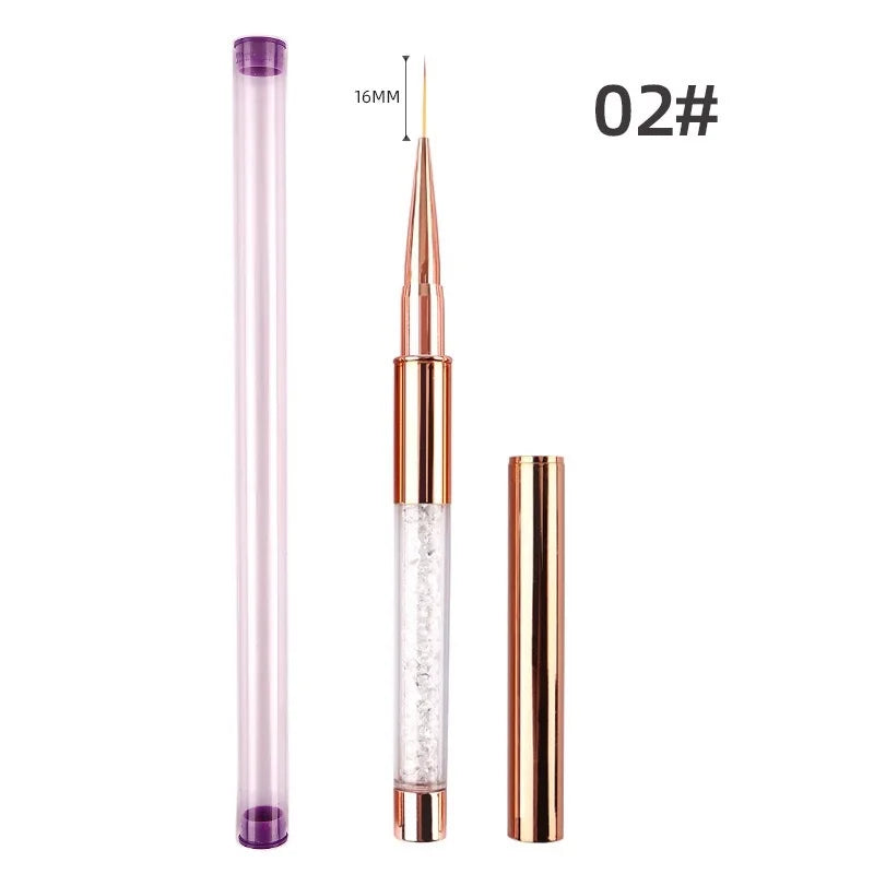 NEW 1/5 PCS Nail Brush for Manicure Art Brush Acrylic Nail Salon Brush Gadgets Nail Supplies for Professionals ZJS01