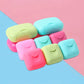 S/L Sizes Portable Travel Soap Box Container Bathroom Acc Home Plastic Soap-Boxes with Cover Candy Color Soaps Soap Holder