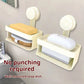 Suction Cup Soap Dish, Wall-Mounted Soap Holder, Storage Rack, No Drilling Required, For Bathroom And Toilet Organization