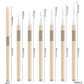 Nails Art Liner Brushes Elongated Lines Striping Drawing Painting  6/9/12/15/18/25mm Nail Design Pen Professional Manicure Tool