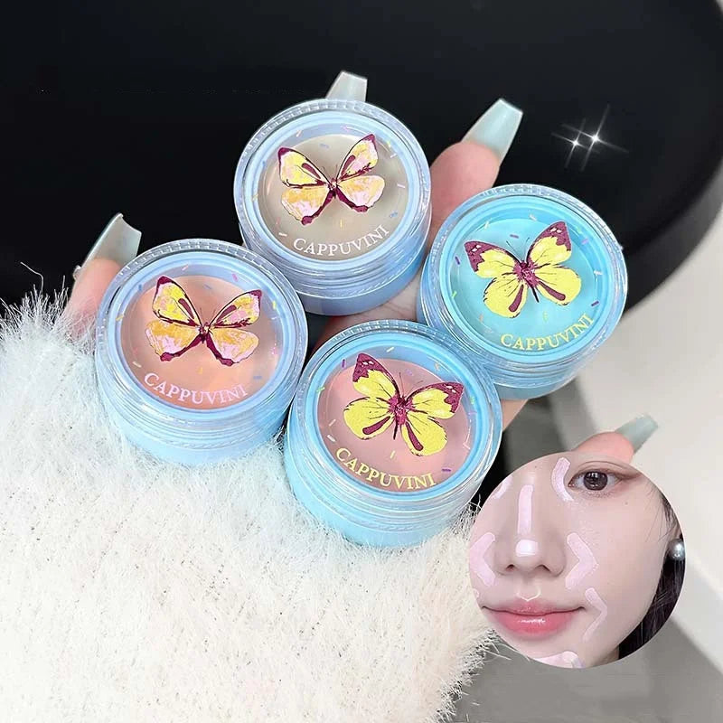 6 Colors Contouring Highlighter Blush Cream Pearlescent Luminizer Waterproof Multi-purpose Face Illuminator Brighten Makeup