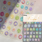1piece 5Dcute tulip flower nail stickers high quality self-adhesive embossed nail art decals for girls summer decoration sticker