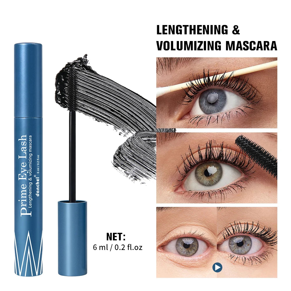 Lash Mascara Hypoallergenic Waterproof Long Lasting Volume Curling Lash Extension No Smudge For Sensitive Eyes
