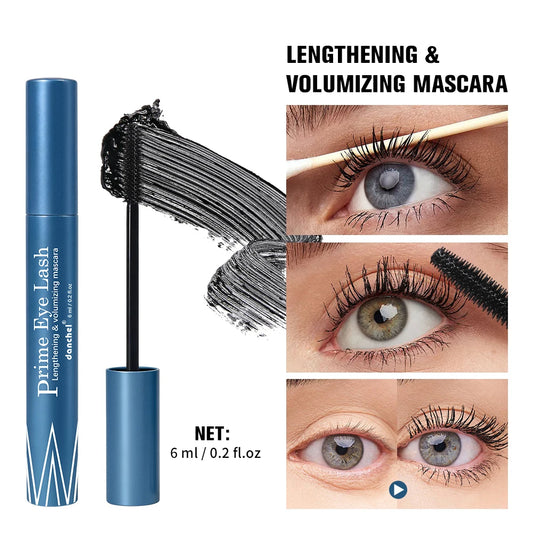 Lash Mascara Hypoallergenic Waterproof Long Lasting Volume Curling Lash Extension No Smudge For Sensitive Eyes