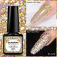 7ml Holographic Reflective Glitter Gel Nail Polish Champagne Gold Sliver Shiny Sparkling Sequins Soak Off UV LED Nail Varnish