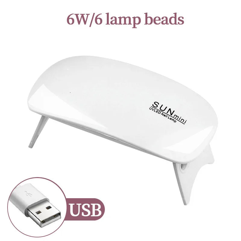 LULAA 54W USB Cabin UV LED Nail Gel Led Lamp for Nails Accessories Professional Material Nail Drying Lamp for All Manicure