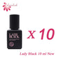 10ml Korea Lady black Glue Eyelash Extensions Glue with Sealed Bag Low Irritation Fast Dry False Lash Adhesive Makeup Tools
