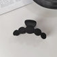 Women Elegant Black Geometric Plastic Hair Claw Lady Sweet Long Hair Holder Toothed Hair Clips Hairpins Fashion Hair Accessories