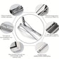 Ceramic self draining water and fertilizer soap rack, marble appearance, leaf shaped soap tray, easy to clean bathroom