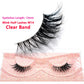 Half Eye Lashes Natural 3D Mink Short False Eyelashes Fluffy Wispy Cross Strip Fake Lashes Soft Half Eyelashes Extension Makeup