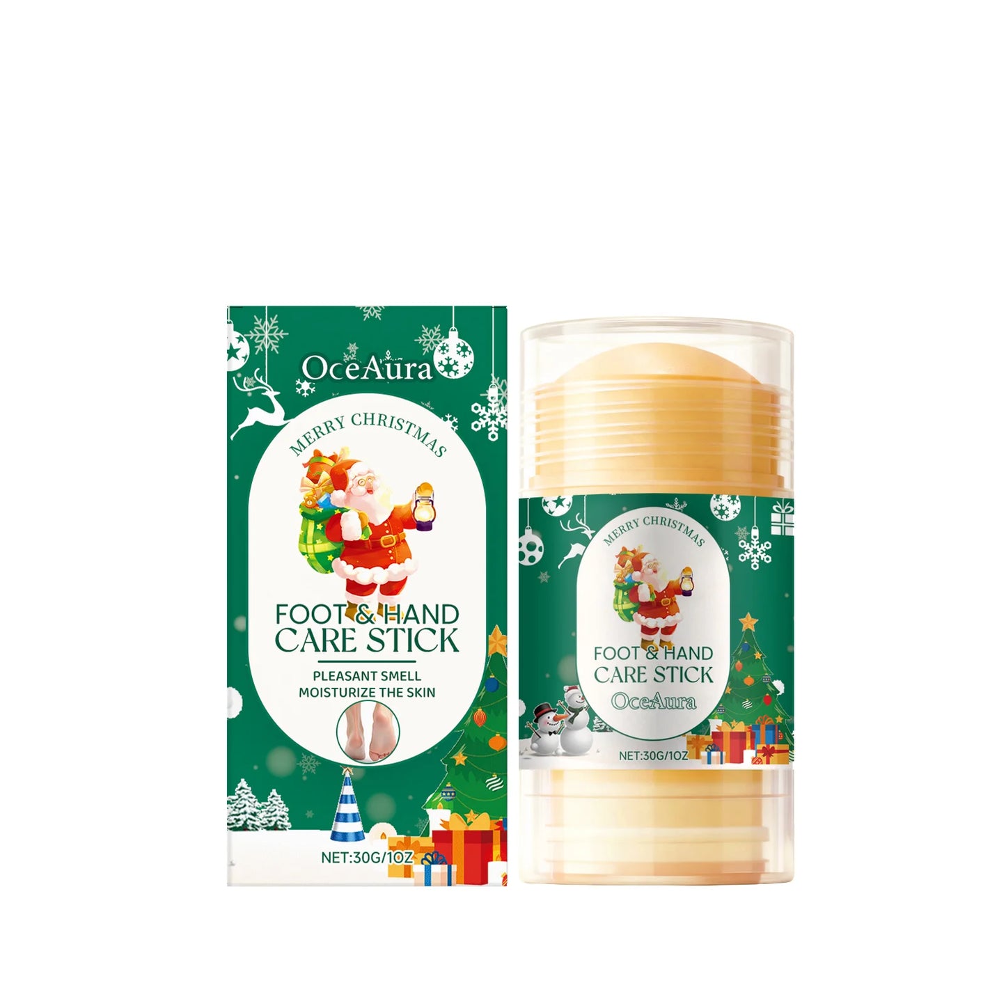 Christmas Hand Foot Cream Repair Softening Dry Cracked Durable Moisturizer Travel Hydrating Nourishing Balm Autumn Winter Gift