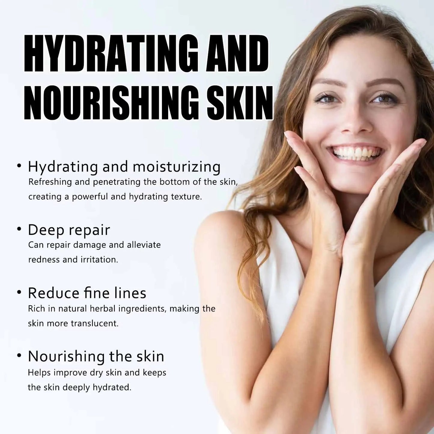 Snail Face Cream Wrinkle Removal Fade Fine Line Shrink Pore Acne Removal Whitening Replenishment Moisturizing Anti Aging Cream