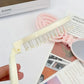 Portable Folding Hair Comb with Mirror, Lightweight & Travel-Friendly for On-the-Go Styling. A Perfect Gift for Women & Girls.