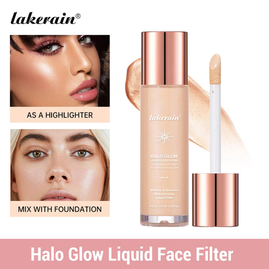 Bronzer Facial Gloss Liquid Highlighter Permanent Setting Contouring Liquid Moisturizes Soothes Long-lasting Effect Face Filter