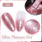 PUENTE 7.5ML Golden Gems Cat Magnetic Gel Nail Polish Pink Brown Blue Colors Golden Glitter Cat Eye Soak Off UV Nail Art Varnish