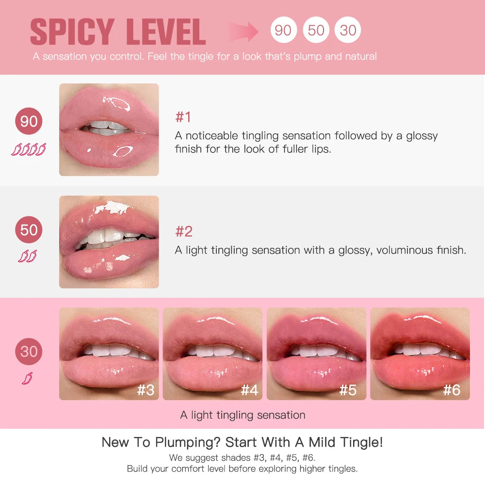 Instant Lip Plumping Oil Deep Hydrating Moisturizing Sexy Lip Care Ultimate Plumping Lip Plumper Gloss Sexy Beauty Makeup