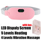 Electric Period Cramp Massager Vibrating Heating Belt for Menstrual Waist Stomach Abdominal Warm Palace Belt