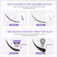 MASSCAKU Super Soft Ellipse Shape Lashes 0.15 0.20 Thickness Natural Faux Mink Eyelashes Extension Custom Logo Matte Flat Lashes