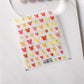 Lovely Red Fruit Strawberry Cherry Bowknot Love Heart Star Silk Ribbon 5D Nail Art Stickers Chic Self Adhesive Manicure Decal