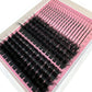 15Rows Lash Clusters Spikes Eyelash Extensions Spiky Lashes Extension Thick Individual Cluster Lashes with Spikes&Bottom Lashes