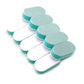 20/40/100pcs Mini Oval Nail Buffer Block File 600/3000 Grit Double-Sided Sanding Buffering Polishing Manicure Tools Sponge Files