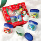 4pcs Lip Balm Set,Christmas Gift Set,Nourishing & Moisturizing Lip Butter Skin Care Lipsticks Makeup for Holiday New Year Gift