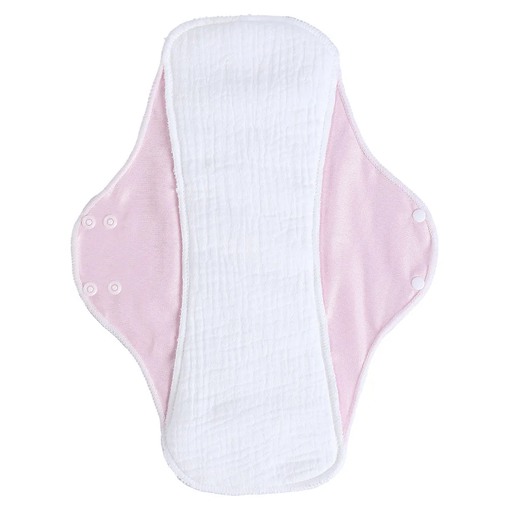 1pc Washable Sanitary Pads for Women, Reusable Menstrual Period Underwear Liners Panty Pads, 3-Layer Absorbent