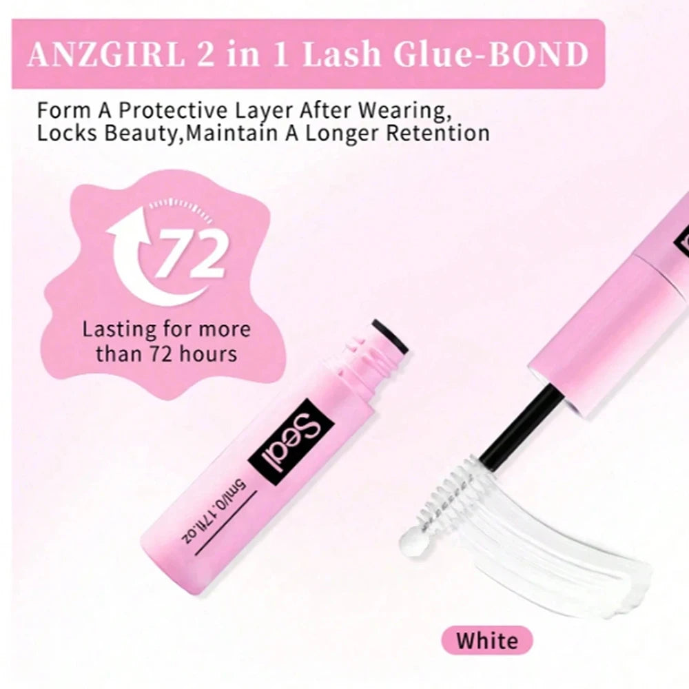 Eyelash Gluing and Sealing for Eyelash Clusters Strong Fixed Eyelash Glue Lasting 48H Eyelash Gluing Glue Eyelash Extension