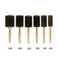 Professional 6 Sizes Barber Salon Wood Handle Boar Bristles Round Brush Removable Tail Hairdresser Hair Brush Hair Round Combs