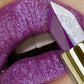 1PC Purple Glitter Two-tone Lipstick Red Rose Moisturizing Lipsticks Cosmetics Easy to Use Lip Tint Makeup Lip Beauty Long Lasti