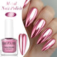 LILYCUTE 7ml Dark Red Nail Polish Water-based Colorful Glitter Sequins Air Dry No Need Cure Nail Art Supplies Gorgeous Color