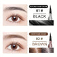 2 Point Wild Eyebrow Pencil Long-Lasting Easy Grip Waterproof Thin Liquid Silkworm Brow Pen Korean Makeup for Eyebrow Tattoo