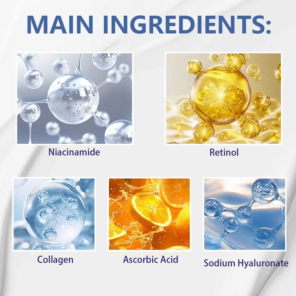 Advanced Retinol Smooth Skin Cream Vibrant Light Smooth Skin Combination Day and Night Use Vitamin C Moisturizing Cream Suitable for Sensitive Skin Retinol Moisturizing Cream