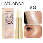 3 Color Highlighter Stick Portable Face Contour Natural Shimmer Glow Long-Lasting Cream Highlighter for Cheekbones Nose