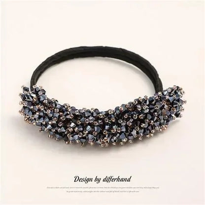 Korean Fashion Crystal Pearl Updo Hair Clips Elegant Braid Hair Barrettes Headwear Girls Women Hair Accessories