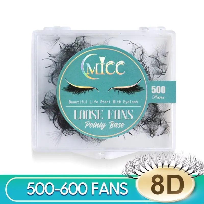 Bulk Lashes Pre Made Fan Short Stem 500 Fans Russian Volume Lashes Premade Fans Volume Lash Individual Eyelash Extension